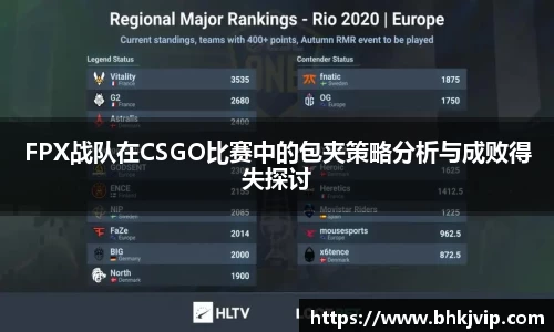 FPX战队在CSGO比赛中的包夹策略分析与成败得失探讨